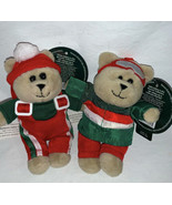 New 2019 Starbucks Bearista Limited Edition Christmas Ornaments Lot of 2 - $431.65 MXN