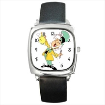 Square Watch Mad Hatter Alice in Wonderland Cosplay Halloween - £19.81 GBP