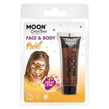 Moon Creations Face &amp; Body Paint Brown sm-C01433 - £7.40 GBP