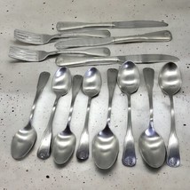 Wm A Rogers Oneida Stainless COLONIAL MOOD 13 Pc Set Fork Spoon Knives Flatware - £10.91 GBP