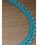 Necklace Blue Silver Beads  free shipping - $20.00