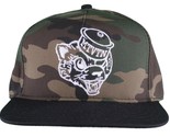 Motivation Mens Camo Outline Mascot Head Snapback Baseball Hat Cap NWT - $37.22
