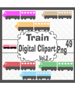 Train Digital Clipart Vol.2 - £1.35 GBP