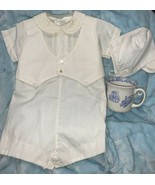 ALEXIS-Baby Boy Baptism/Christening Outfit &amp; Queens Keepsake Mug - $556.52 MXN