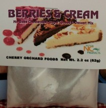 Berries &amp; Cream Dessert Mix (2 mixes) fruit dips no-bake cheesecakes cream pies - £10.42 GBP