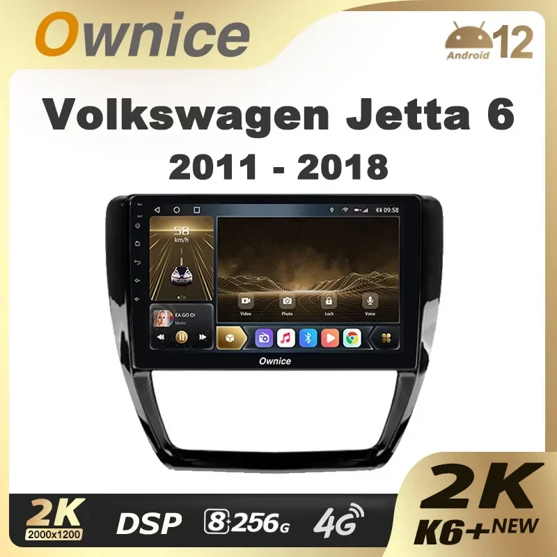 Ownice K6+ 2K for Volkswagen Jetta 6 2011 - 2018 Car Radio Multimedia Video - £6,887,844.30 GBP+
