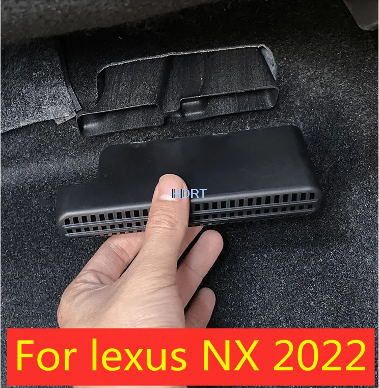 Car Seat AC Heat Floor Air Conditioner Duct Vent Outlet Grille Cover tri... - $96.95