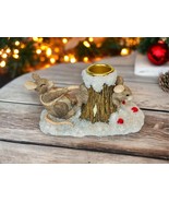 Silvestri Charming Tails Mouse in a Tree Hole Taper Candle Holder - €14,00 EUR