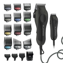 Wahl 79804-100 Platinum Pro Series Haircutting Combo Kit With Premium Sh... - £120.21 GBP