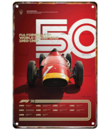 F1 1950s World Champ Grand Prix racing metal wall poster decor Tin Sign ... - $26.03 CAD
