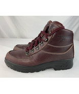 Aku Boots Leather Lace Up Burgundy Vibram Soles Men’s 6 Made in Italy - £31.87 GBP