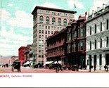 Vtg Oakland California Postcard &quot;Broadway&quot; Downtown Street View TROLLEY ... - $6.47