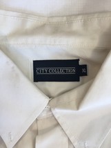 City Collection Mens White Dress Shirt sz XL Oxford Collar - £12.47 GBP