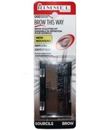 Rimmel Brow This Way EyeBrow Sculpting Kit #002 Medium Brown (Sealed) Se... - $21.42 CAD