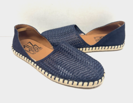 MIZ MOOZ WOMEN&#39;S SLIP ON ESPADRILLE FLATS NAVY  37EU / 7US  # K-80 - $78.21