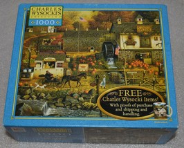 Charles Wysocki Americana Puzzle &quot;Olde Buck&#39;s Country&quot; 1000 pc - £25.61 GBP