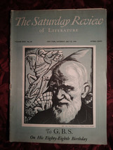 Saturday Review Magazine July 22 1944 George Bernard Shaw - $8.64