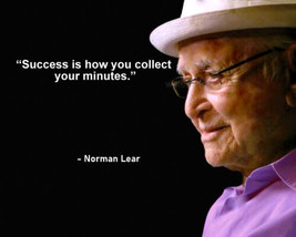 Norman Lear &quot;Success Is How You Collect Minutes&quot; Quote Photo Print All Sizes - £4.56 GBP+