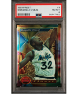 1993 Finest #3 Shaquille O&#39;Neal HOF PSA 8 - Tribute to the Dominant Big ... - £31.01 GBP