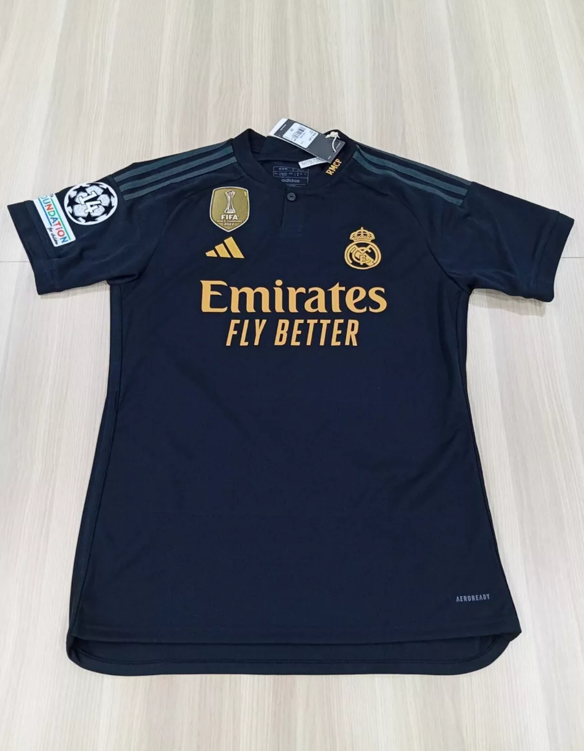 REAL MADRID SPECIAL BLACK THIRD JERSEY 2023/24// FREE SHIPPING