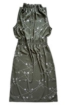 Prologue Target Olive Green Floral Halter Neck Midi Dress Medium Cottage... - $467.10 MXN