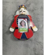 Christmas Wooden Nutcracker Figure Photo Frame 4” x 6.5&quot; Big - $10.38