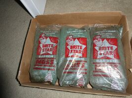 Vintage Lot of 3 1950s Brite Star Co Bags of Grass Landscape NIP - $32.67