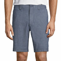 St. John&#39;s Bay Men&#39;s Comfort Stretch Chino Shorts Size 40 Light Wash Cha... - £21.27 GBP