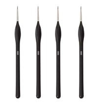 Low Cost Galinpo 4 Pcs Paint Brushes Set for Fine Detailing Round Pointed Tip - £26.34 GBP
