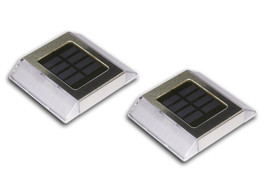 Classy Caps Stainless Steel Solar Path Light SL499 (2 Pack) - £33.20 GBP