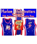 Harlem Globetrotters Meadowlark 75th Anniversary Commemorative Dress Sz S-M - £28.77 GBP