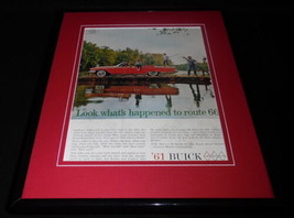 1961 Buick / Route 66 Framed 11x14 ORIGINAL Vintage Advertisement - £35.82 GBP