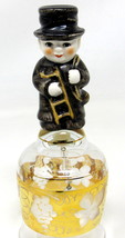 Chimney Sweep Bell Glass Goebel Bockling Porcelain Ladder Gold 6&quot; Vintage #8 - £37.31 GBP