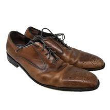 Marco Vittorio Oxford Dress Shoes Men&#39;s Size 10.5 Brown Lace - £26.17 GBP