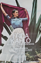 Frida Kahlo - Poster Original Exhibition - Palace Galliera Paris - Rare - 2022 - £146.85 GBP