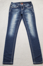 Eighty Eight Perfect Jeans Juniors 5 Blue Denim Low Rise Slim Fit Thick ... - $27.77 CAD