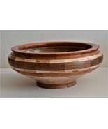 My Art. Oversize Hand Made Segmented Bowl,16&quot; Dia. Various Woods. 193 Pi... - £203.60 GBP