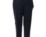 Talbots Pants Womens Size 6 Chatham Tapered Leg Blue Stretch Flat Front ... - $24.95