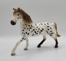 Schleich Black &amp; White Knapstupper Stallion Horse Figure #13889 - £6.26 GBP