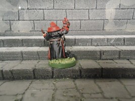 imperial guard commissar with book and powerfist metal warhammer 40k - £22.63 GBP