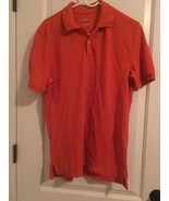 St John&#39;s Bay The Legacy Co Men&#39;s Short Sleeve Polo Shirt Size Small Ora... - £32.10 GBP