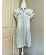 Love Stitch  Womens Short Sleeve Pockets Casual Button Up Tie Dye Dresses - $29.00