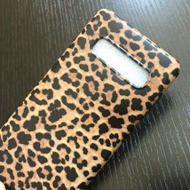 For Samsung Galaxy S10 - Hard Tpu Rubber Case Skin Cover Brown Black Leopard - £10.62 GBP