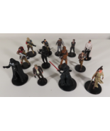 STAR WARS DISNEY Store PVC Figure Lot of 13 Cake Topper Lucasfilms - $19.75