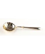 Vintage Antique Tea Spoon Strainer Sugar Sifter with Sterling Silver Handle - $99.99