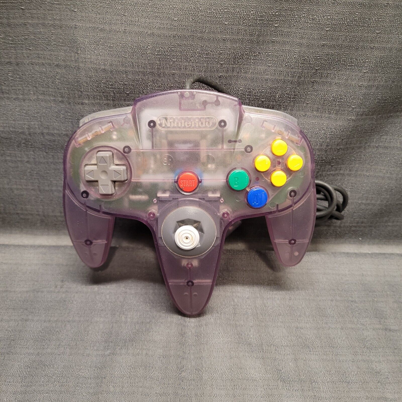 OEM Nintendo 64 N64 Atomic Purple Authentic Genuine Controller Tested
