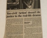 Vintage Civil Action Movie Review Article John Travolta Robert Duvall Ar1 - £5.53 GBP