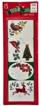 Paper Magic Group CVS Vintage Christmas 15 Peel &amp; Stick Adhesive Gift Ta... - $7.91