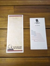 Set Of (2) Steven R Michael&#39;s Wounded Warrior Project Notepads - £28.03 GBP
