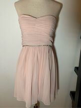 Pink strapless dress size small - $24.75